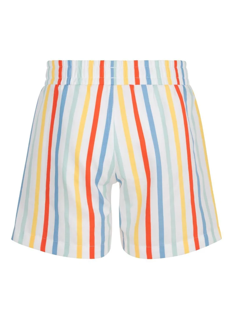 بيتي باتو Children's stripy cotton swim shorts
